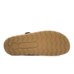 SYNTHETIC WOMAN SLIPPER DARK-BROWN – Image 5