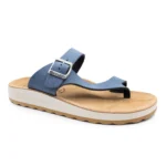 SYNTHETIC WOMAN SLIPPER PALE TURQUOISE – Image 2