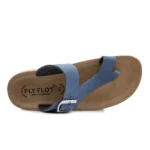 SYNTHETIC WOMAN SLIPPER PALE TURQUOISE – Image 4