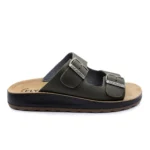 LEATHER MAN SLIPPER GREENFINCH