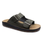 LEATHER MAN SLIPPER GREENFINCH – Image 2