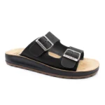 LEATHER MAN SLIPPER BLACK – Image 2