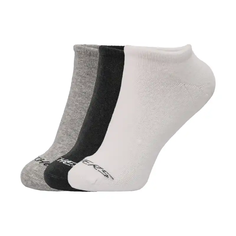 S111102-107_A 3Pk Unisex 1/2 Terry No Show – Image 1